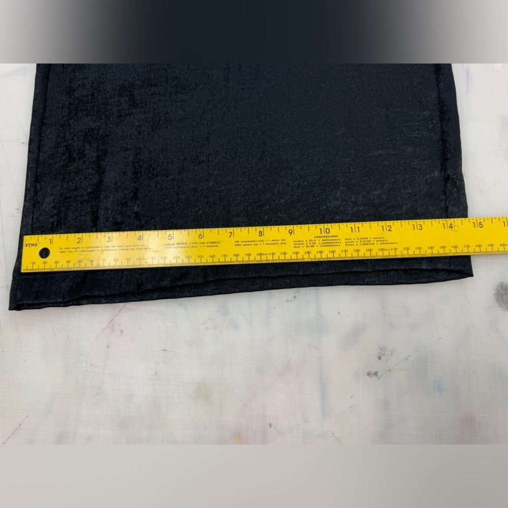 NWT Johnny Was Black Shimmer Wide Leg Pants PLUS 3X $265 Elastic Waist Pull‎ On - Picture 13 of 15